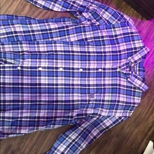 Chaps men’s long sleeve button up dress shirt